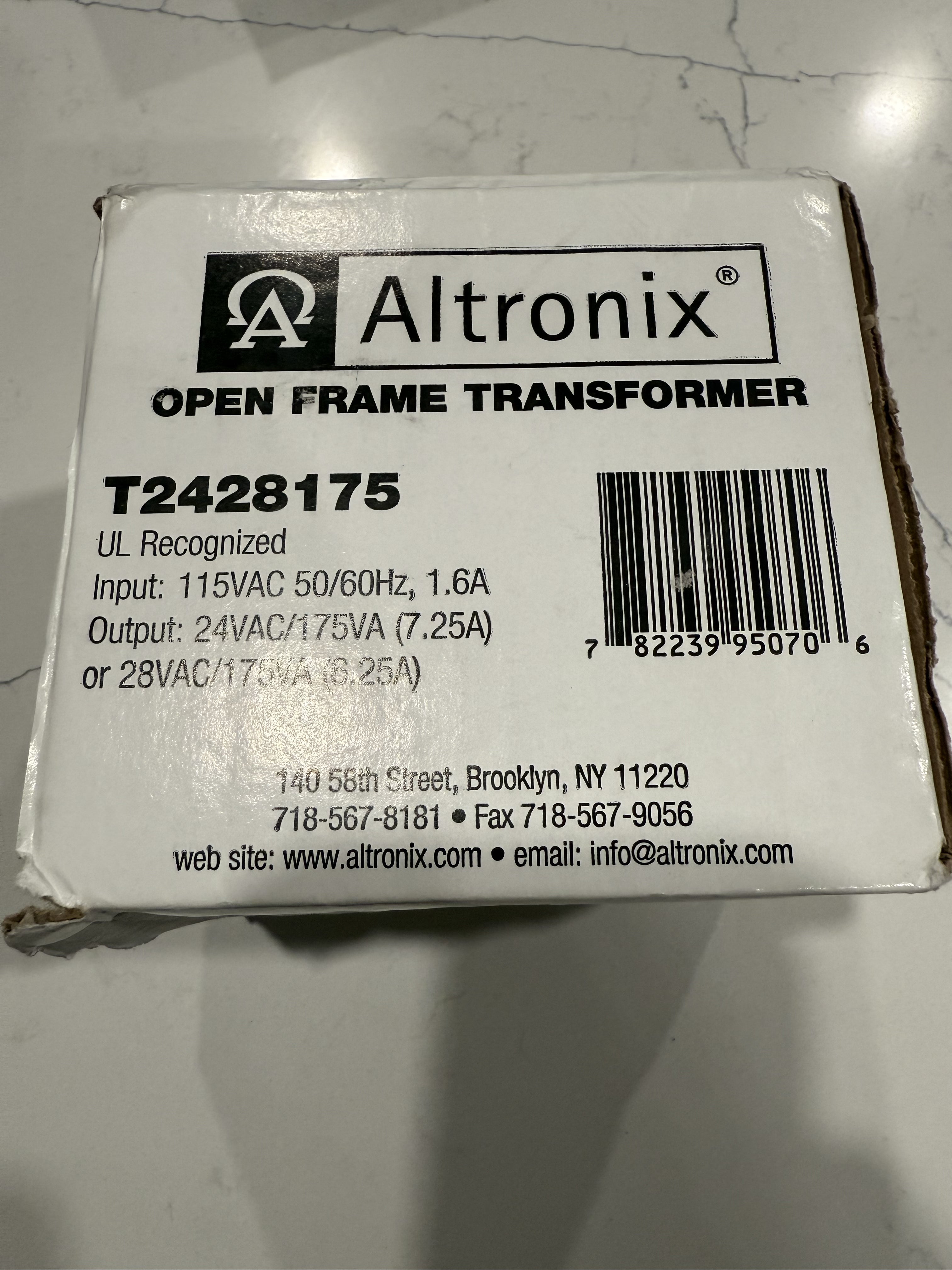 Altronix T2428175 Transformer Altronix