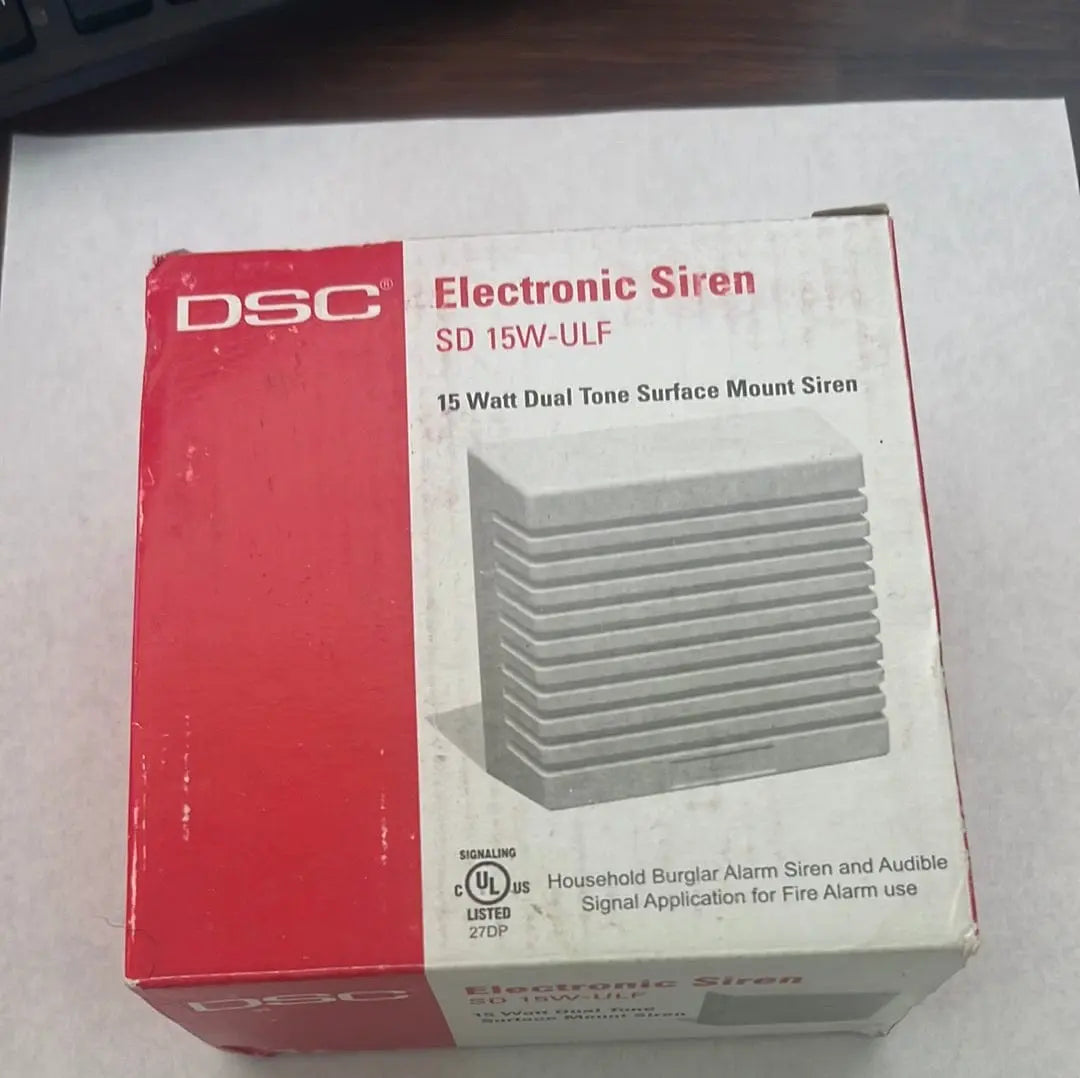 DSC Electronic Siren SD15W-ULF DSC